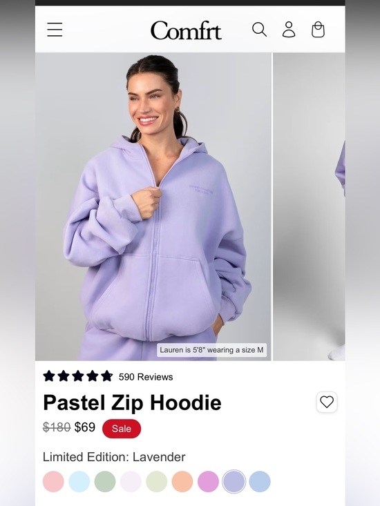 Comfrt Pants - COMFRT Lavender Cozy SWEAT SET